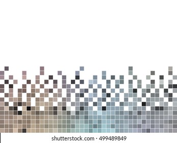 abstract square pixel mosaic background