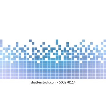 abstract square pixel mosaic background