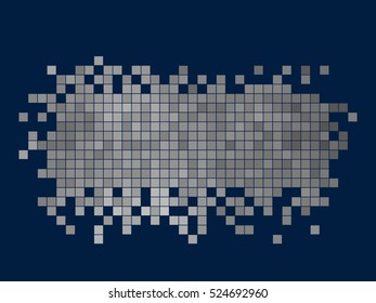 abstract square pixel mosaic background
