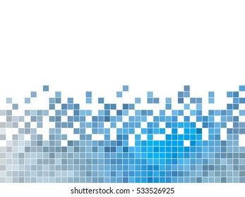 abstract square pixel mosaic background