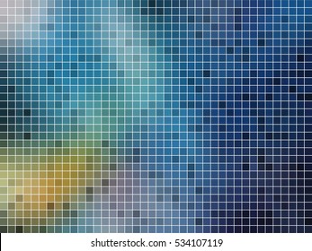 abstract square pixel mosaic background