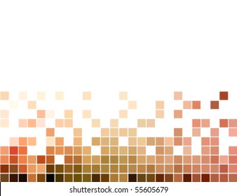 abstract square pixel mosaic background