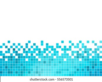 abstract square pixel mosaic background