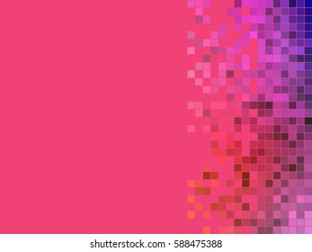 abstract square pixel mosaic background