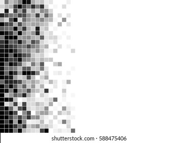 abstract square pixel mosaic background