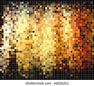 abstract square pixel mosaic background