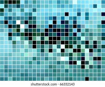 abstract square pixel mosaic background
