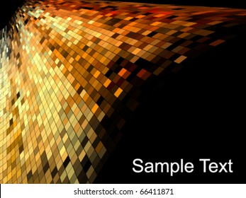 abstract square pixel mosaic background