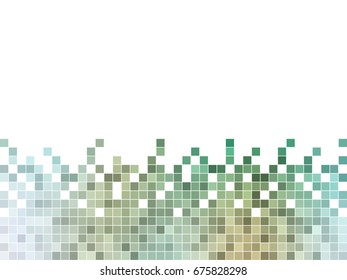 abstract square pixel mosaic background