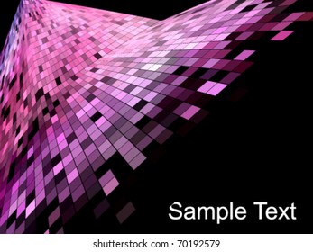 abstract square pixel mosaic background