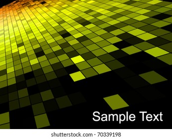 abstract square pixel mosaic background