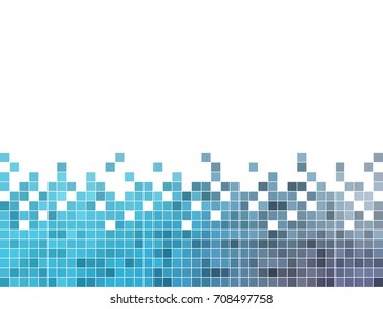 abstract square pixel mosaic background