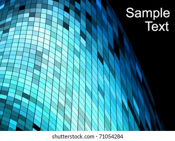 abstract square pixel mosaic background