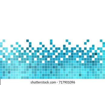 abstract square pixel mosaic background