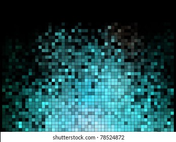 abstract square pixel mosaic background