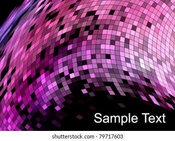 abstract square pixel mosaic background