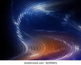 abstract square pixel mosaic background