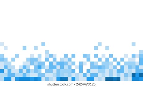 Abstract square pixels background of geometric shapes simple flat style. Vector pattern. ready to use for cloth, textile, wrap and other.