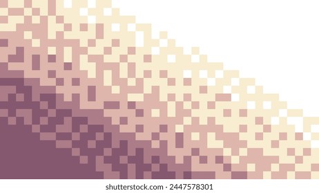 Abstract square pixels background of geometric shapes simple flat style. Vector pattern. ready to use for cloth, textile, wrap and other.