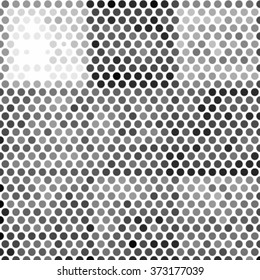 Abstract square polka dot background pattern. Spotted line vector illustration
