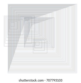 Abstract square, rectangle geometric pattern, colorful & artistic for graphic design, catalog, textile or texture printing & background. Vector illustration graphic.