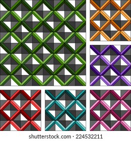 Abstract square seamless background