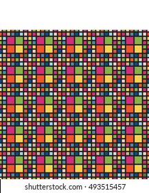 Abstract square seamless pattern vector background