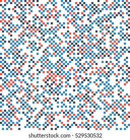 Abstract square seamless texture blue empty on the white background