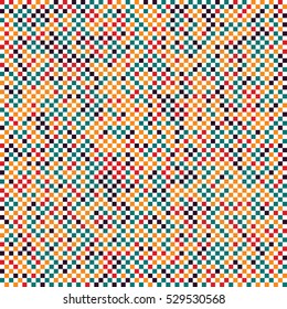 Abstract square seamless texture circus on the white background