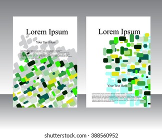 Abstract square shape background for Poster Brochure Flyer design 