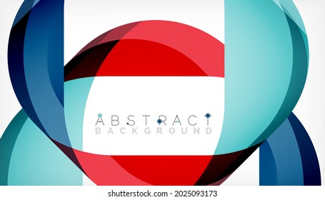 Abstract square shape with overlapping waves, minimal geometric background. Vector Illustration For Wallpaper, Banner, Background, Landing Page