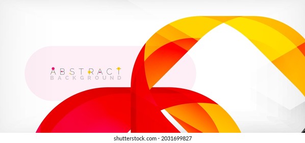 Abstract square shape with overlapping waves, minimal geometric background. Vector Illustration For Wallpaper, Banner, Background, Landing Page