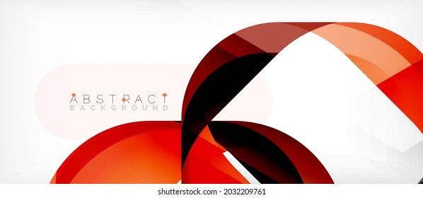 Abstract square shape with overlapping waves, minimal geometric background. Vector Illustration For Wallpaper, Banner, Background, Landing Page