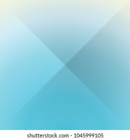 Abstract square sky blue geometric shadow background vector