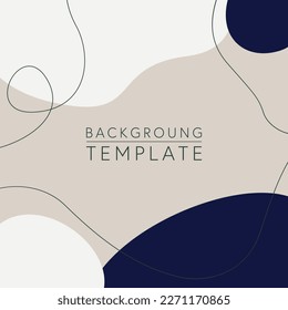 Abstract square templates with geometric shapes. Good for social media posts, mobile apps, banner designs, online promotions and adverts. Abstract vector background.