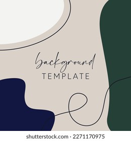 Abstract square templates with geometric shapes. Good for social media posts, mobile apps, banner designs, online promotions and adverts. Abstract vector background.