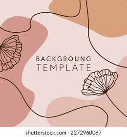 Abstract square templates with geometric shapes. Good for social media posts, mobile apps, banner designs, online promotions and adverts. Abstract vector background.