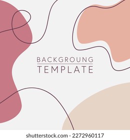 Abstract square templates with geometric shapes. Good for social media posts, mobile apps, banner designs, online promotions and adverts. Abstract vector background.