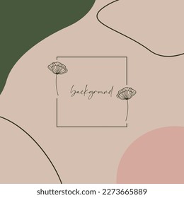Abstract square templates with geometric shapes. Good for social media posts, mobile apps, banner designs, online promotions and adverts. Abstract vector background.
