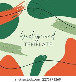 Abstract square templates with geometric shapes. Good for social media posts, mobile apps, banner designs, online promotions and adverts. Abstract vector background.