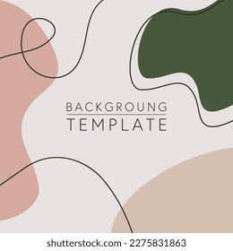 Abstract square templates with geometric shapes. Good for social media posts, mobile apps, banner designs, online promotions and adverts. Abstract vector background.