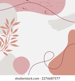Abstract square templates with geometric shapes. Good for social media posts, mobile apps, banner designs, online promotions and adverts. Abstract vector background.