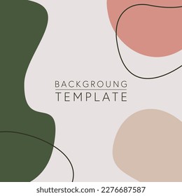 Abstract square templates with geometric shapes. Good for social media posts, mobile apps, banner designs, online promotions and adverts. Abstract vector background.