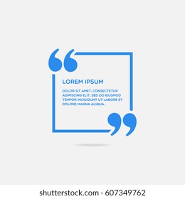 Abstract Square Text Placement Speech Bubble Vector Frame