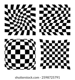 
Abstract Square Tile Checkered Pattern