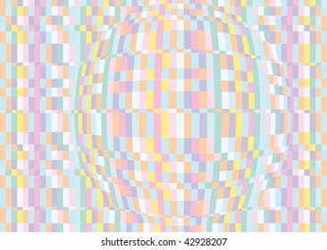 abstract square tiled block mosaic background, vector illustration