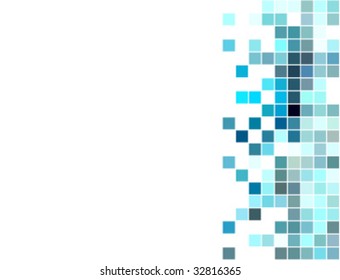 abstract square tiled mosaic background