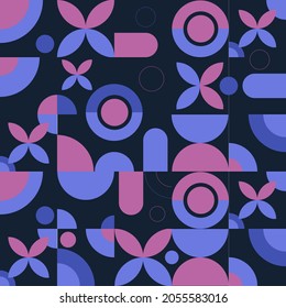 Abstrakter quadratischer Hintergrund mit Sacred Geometric.