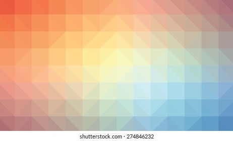 Abstract Square Triangle Mosaic Gradient Background