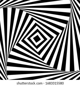 Abstract Square Waves Illusion Optic Background And Pattern